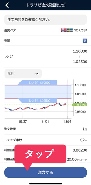 NOK/SEKの設定方法5